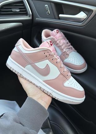 Nike dunk low white pink