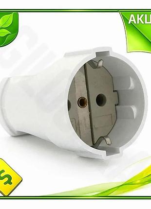 Ve штепсельное гнездо с заземлением new version 16a 250v белое розетка для подключения электрических п n6w_ver