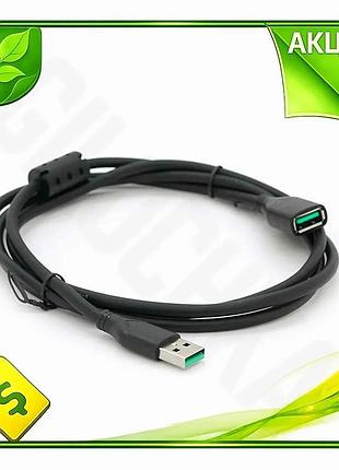Ve подовжувач usb 2.0 veggieg new version 1 метр чорний кабель для підключення периферії подовжувач дл n6w_ver