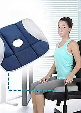 Подушка для сидіння, 35 x 35 см, pure posture / ортопедична подушка для розвантаження хребта