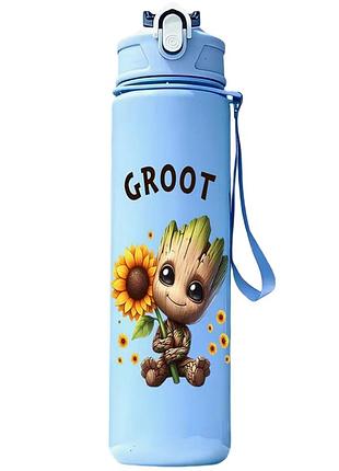 Спортивна пляшка для води groot rt-902 синій 750 мл