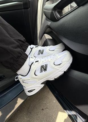 New balance 530 white black lux