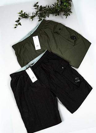 Нейлоновые шорты c.p. company черные