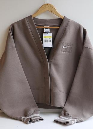 Кардиган nike sportswear phoenix fleece oversized cardigan, р. s-m новый