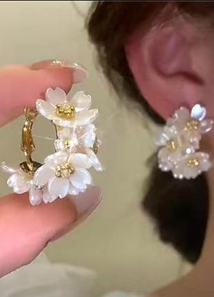 Серьги бижутерия