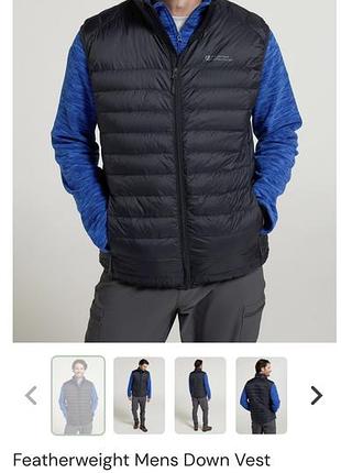 Mountain warehouse жилетка пухова чоловіча