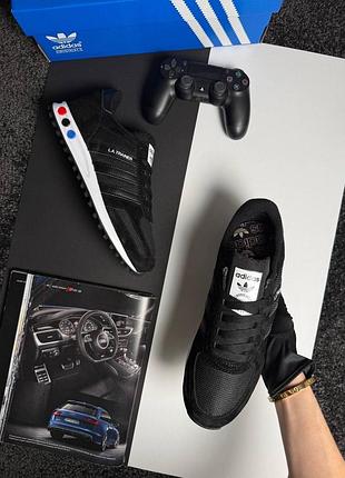 Adidas la trainer black 4