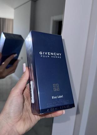 Парфуми чоловічі givenchy blue label pour homme 100 мл духи шлейфові