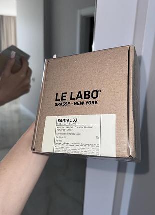Парфуми унісекс le labo santal 50 мл духи шлейфові