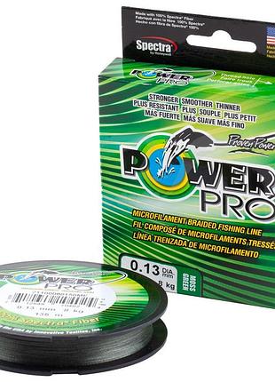 Шнур power pro 135m moss green 0.41 mm 40kg/88lb