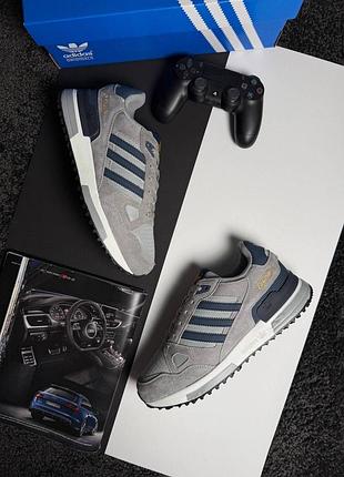 Adidas zx 750 grey navy