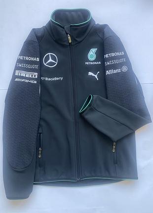 Мужская куртка mercedes amg petronas formula 1 team softshell
