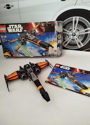 Конструктор lego star wars зоряний винищувач x-wing за дамероном 75102