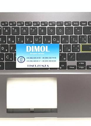 Передняя панель asus vivobook s533, s533e, s533ea, s533f, m533, m533f, m533e, m533u, x521jq, x521ia серый