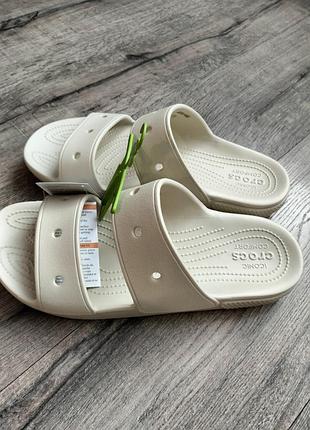 Crocs unisex sandal, bone, р 11 uk men / 12 uk women
