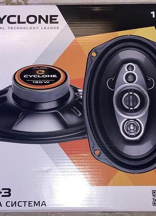 Колонки динамики овал овальные автомобильные 150w 3 полосы пара 2шт fx-693 cyclone