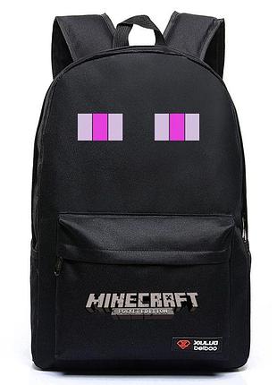 Рюкзак minecraft стильный детский  🖤🩷 2