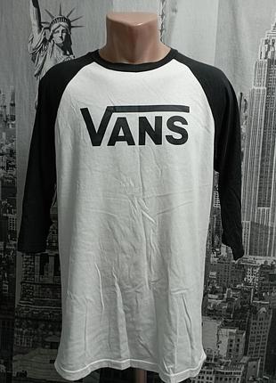 Лонгслив vans classic raglan,рукав 3/4. 2