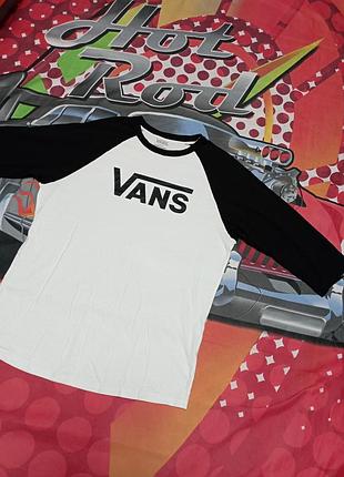 Лонгслив vans classic raglan,рукав 3/4. 4