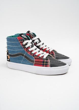 Кеди кросівки жіночі vans sk8-hi tartan daze лімітовані розмір 36-37