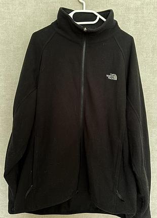 Чорна фліска the north face на блискавці