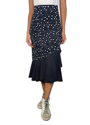Міді юбка в горох topshop🌿
