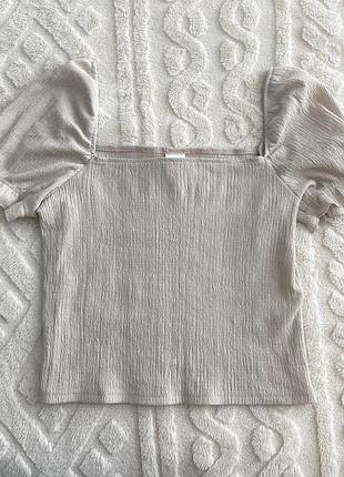 Бежевий топ h&m