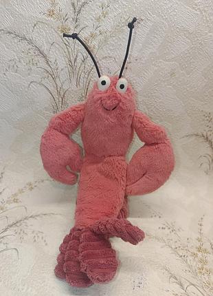 Jellycat лобстер ларри мягкая игрушка jelly cat