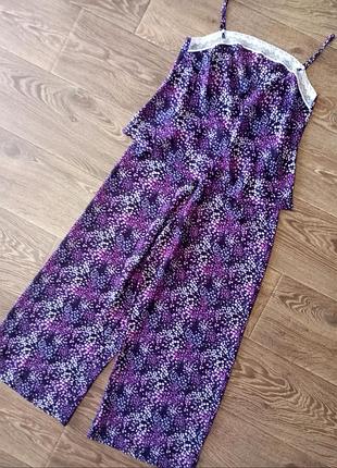 Нежный пижамный комплект marks &amp; spencer (майка и штаны)