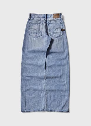 G-star raw прямі широкі джинси світлого деніму