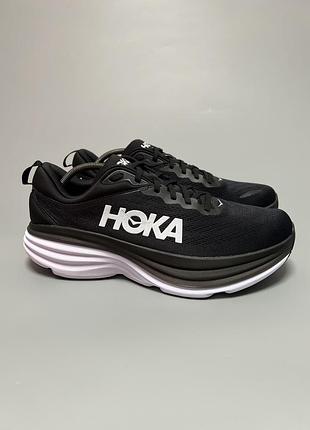 Бігові кросівки hoka one one bondi 8 оригінал 1123202 bwht