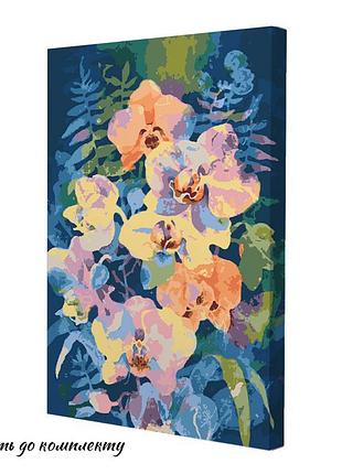 Картина за номерами riviera blanca яскраві орхідеї 28x40 см (rb-0897)