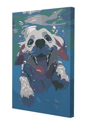 Картина за номерами riviera blanca litlle dog 28x40 см (rb-1014)