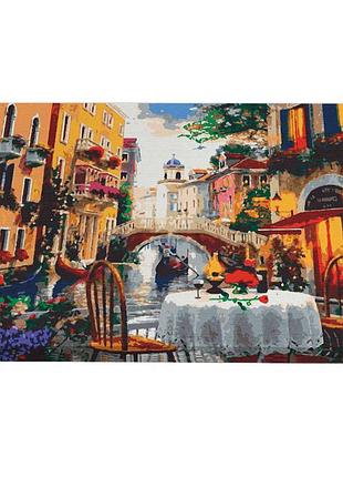 Картина за номерами riviera blanca кафе венеція 40x50 см (rb-0088)