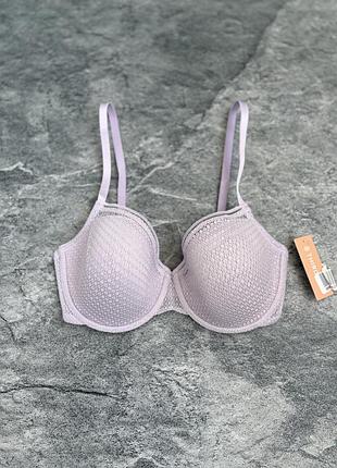 ​бюстгальтер на кісточках thirdlove modern mesh demi bra -  ніжний лавандовий  - 70d1/2