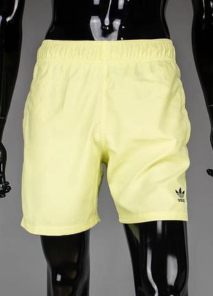 Яркие пляжные шорты adidas original adicolor essentials.