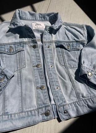 Джинсова куртка zara дитяча 2