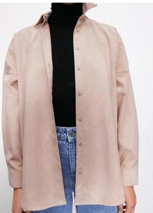 Вельветова сорочка zara