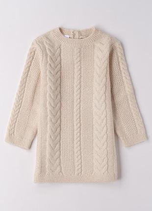 Платье для девочки с косичками