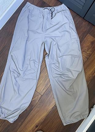 H&m штаны широкие котоновые