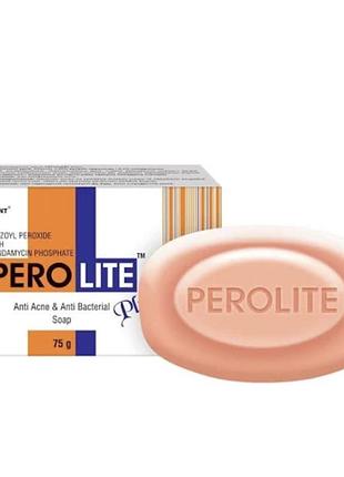 Мило від акне perolite soap plus benzoyl peroxide + clindamyzin 75 г