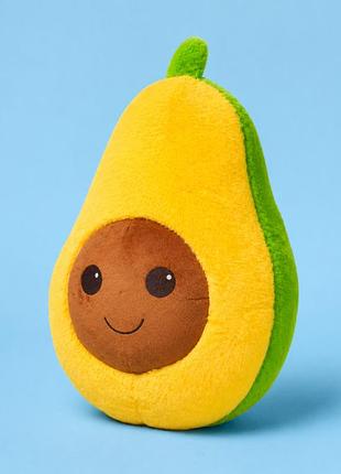 Велика м'яка іграшка подушка авокадо україна meritoys 60 см