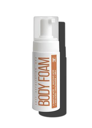 Мягкая отшелушивающая пенка с кислотами для тела hillary soft exfoliation aha body foam, 150 мл