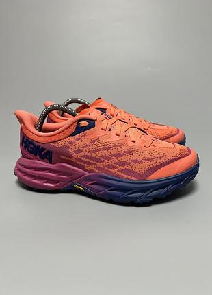 Трейлові бігові кросівки hoka one one speedgoat 5 vibram оригінал 1123158 ffcm