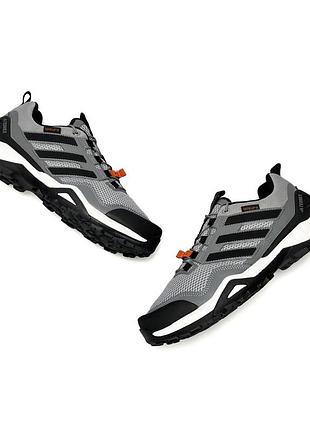 Мужские кроссовки adidas terrex skychaser light grey black