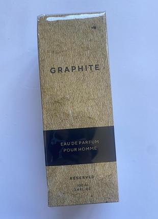 Новая мужская парфюмерная вода reserved graphite eau de parfum pour homme объемом 100 мл