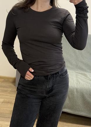 Бавовняний лонг zara з підкладкою на грудях