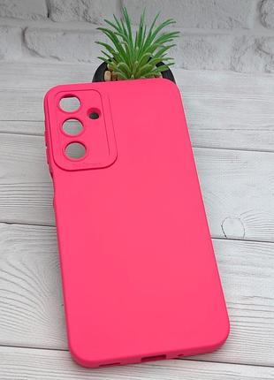 Чехол pro camera для samsung galaxy a16 / a165 бампер с микрофиброй розовый