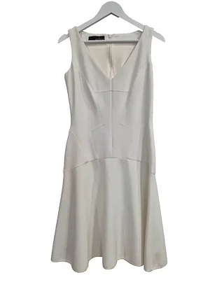 Розкішна вечірня сукня amanda wakeley | white sculptural fit & flare midi dress