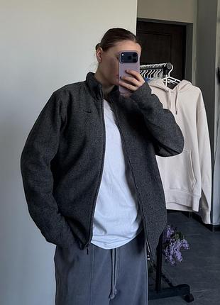 Fleece nike swoosh кофта толстовка свитер свитшот реглан худи флиска тедди плюшевая